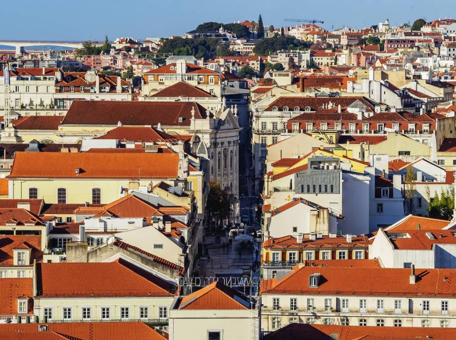 Skyline of Lisbon